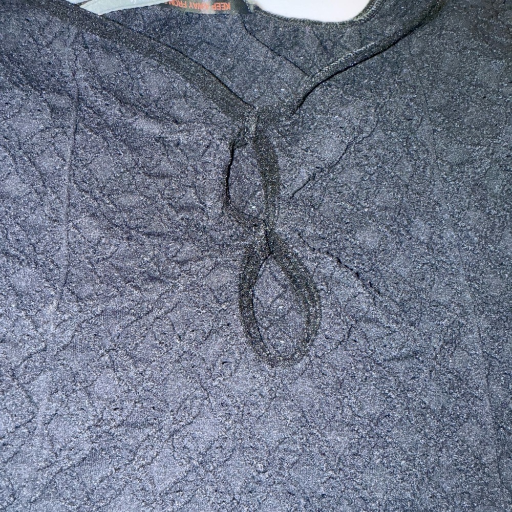 Anthropologie Black Textured Blouse‎ - Picture 5 of 9